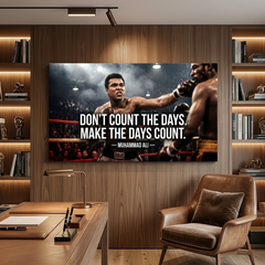 Make The Days Count Motivational Canvas Wall Art Prints