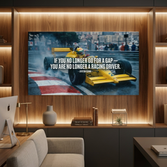 Go For The Gap Motivational Canvas Wall Art Prints
