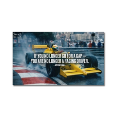Go For The Gap Motivational Canvas Wall Art Prints