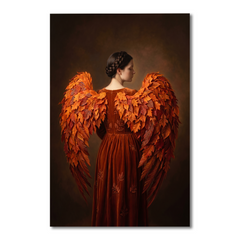 The Autumn Angel Wings – Soft Surreal Conceptual Canvas Art