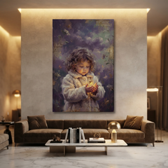 The First Little Glow – Soft Surreal Conceptual Canvas Art