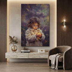 The First Little Glow – Soft Surreal Conceptual Canvas Art