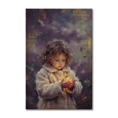 The First Little Glow – Soft Surreal Conceptual Canvas Art