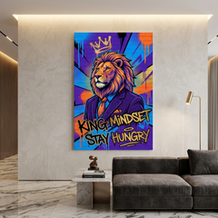 Mane of the Boardroom – Graffiti Hustle Art Canvas Prints