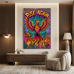 Reborn From the Ashes – Graffiti Hustle Art Canvas Prints