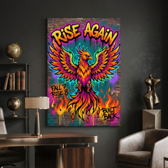 Reborn From the Ashes – Graffiti Hustle Art Canvas Prints