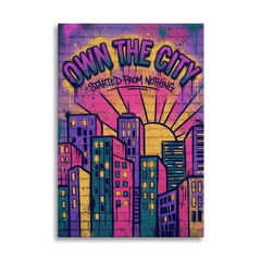 Concrete Sunrise Empire – Graffiti Hustle Art Canvas Prints