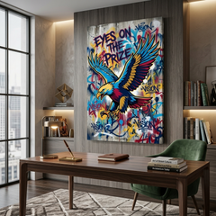 Flight of the Visionary – Graffiti Hustle Art Canvas Prints