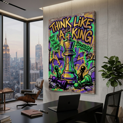 Last King Standing – Graffiti Hustle Art Canvas Prints