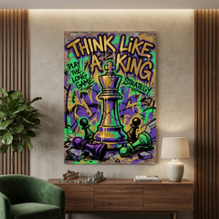 Last King Standing – Graffiti Hustle Art Canvas Prints