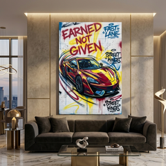 Keys to the Fast Lane – Graffiti Hustle Art Canvas Prints