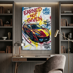 Keys to the Fast Lane – Graffiti Hustle Art Canvas Prints