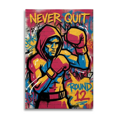 Warrior of Round Twelve – Graffiti Hustle Art Canvas Prints