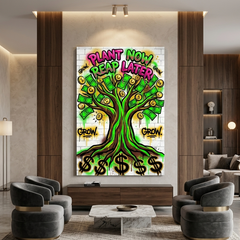 Roots of Fortune – Graffiti Hustle Art Canvas Prints