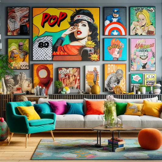 Adding a Touch of Whimsy with Pop Art Wall Art from CanvasKraft
