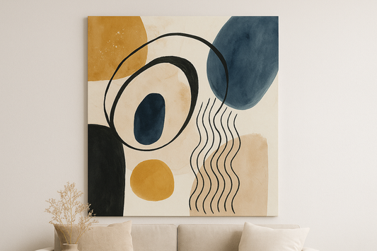The Silent Language of Walls: How Abstract Canvas Art Transforms Your Space and Mind