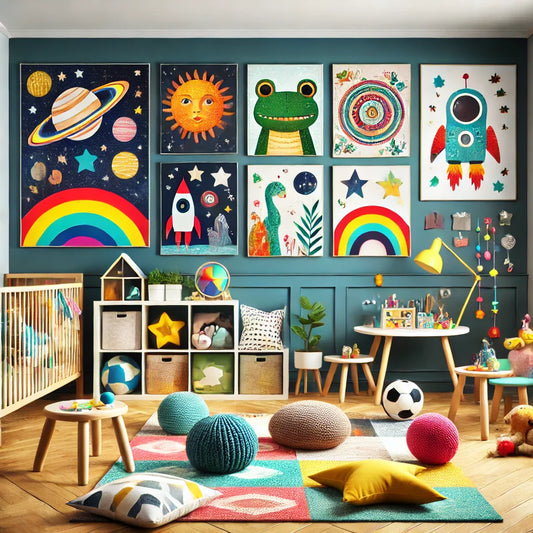 Canvas Art for Kids’ Playrooms: Stimulating Creativity and Imagination