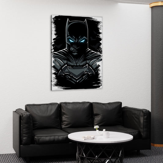 Batman Face Canvas Wall Art