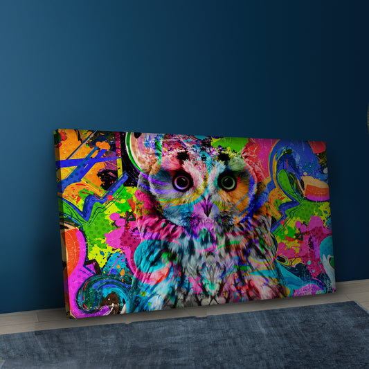 Shocked Owl Canvas Print