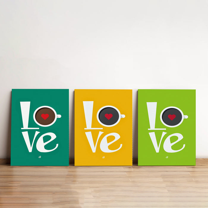 Love Minimalist Canvas Wall Art