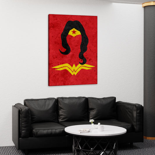 Wonder Women Face Canvas Art