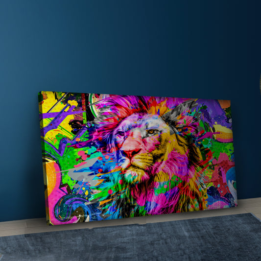 Mufasa Lion Canvas Art Print