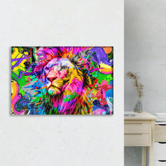 Mufasa Lion Canvas Art Print