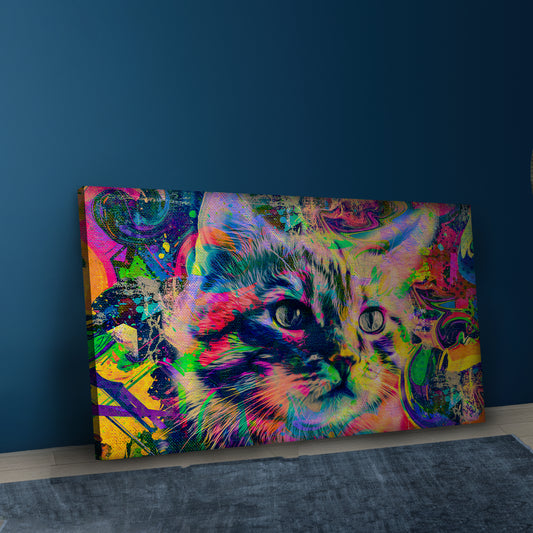 Cute Kitten Canvas Wall Art
