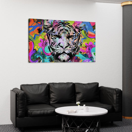 Tigar Face Canvas Wall Art