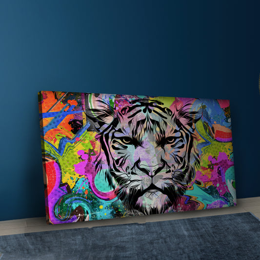Tigar Face Canvas Wall Art