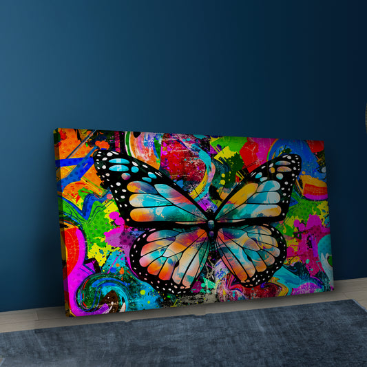 Multicolor Beautiful Butterfly Art