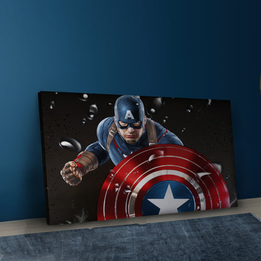 Captain America Canvas Wall Art