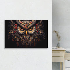 Mystic Owl Canvas Wall Art