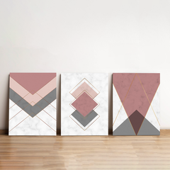 Geometric Op Art Canvas Wall Art Prints