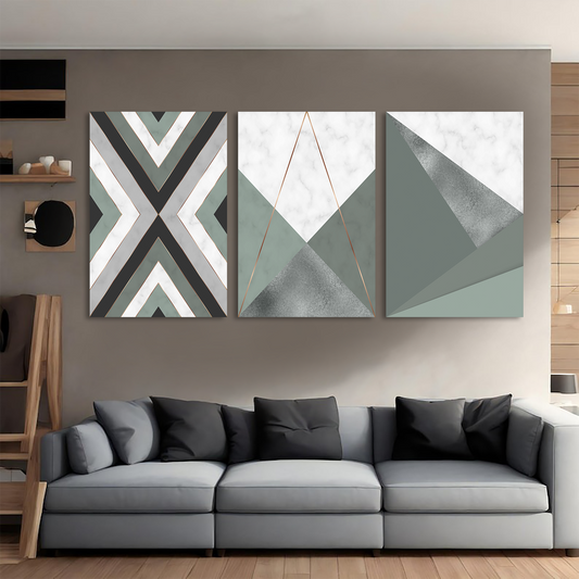 Geometric Composition Canvas Wall Art Prints