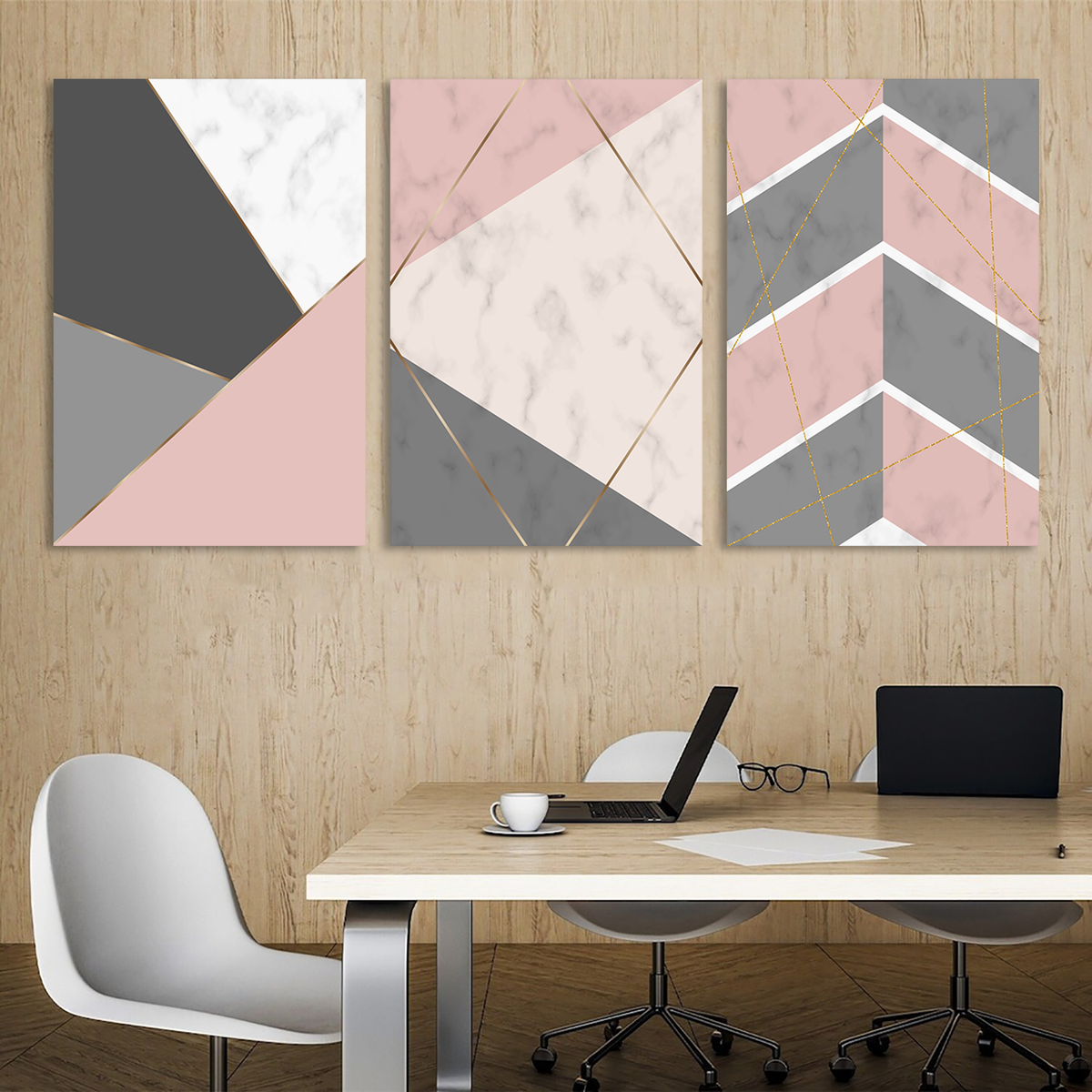 3D Geometric Art Canvas Wall Art Prints