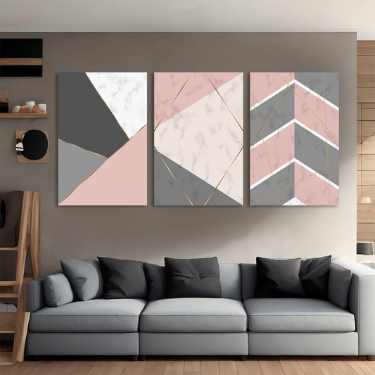 3D Geometric Art Canvas Wall Art Prints