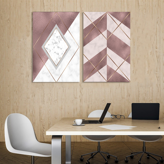 Geometric Odyssey Canvas Wall Art Prints