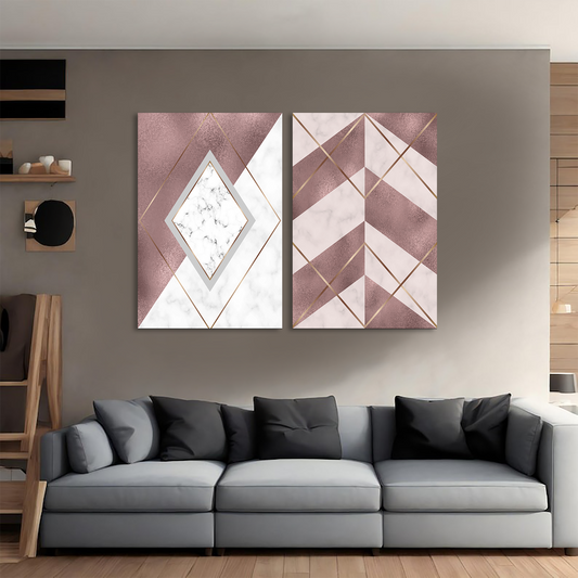 Geometric Odyssey Canvas Wall Art Prints