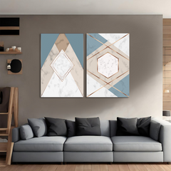 Geometric Aura Canvas Wall Art Prints