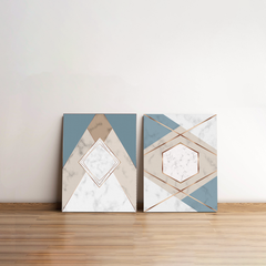 Geometric Aura Canvas Wall Art Prints