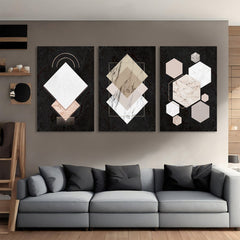 Geometric Networks Canvas Wall Art Prints