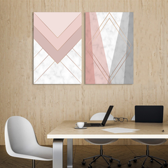 Geometric Reflections Canvas Wall Art Prints