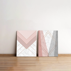 Geometric Reflections Canvas Wall Art Prints