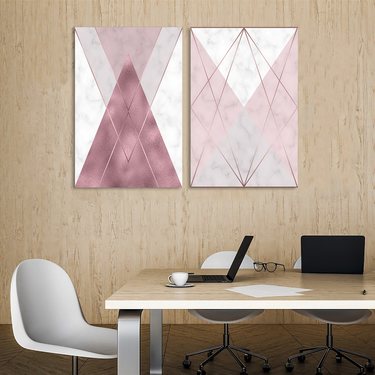 Geometric Spectrum Canvas Wall Art Prints