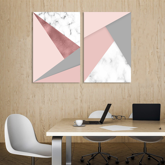 Geometric Vortex Canvas Wall Art Prints