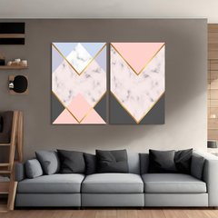 Geometric Expressions Canvas Wall Art Prints