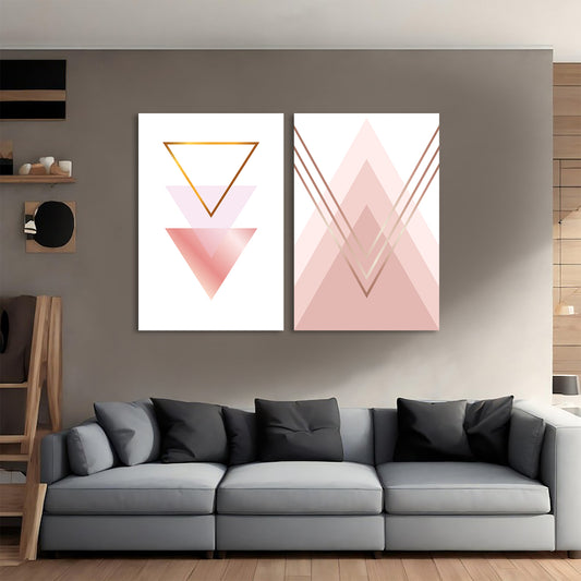 Geometric Elegance Canvas Wall Art Prints