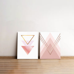 Geometric Elegance Canvas Wall Art Prints