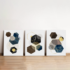 Geometric Intersections Canvas Wall Art Prints